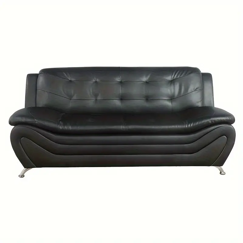 Faux Leather Living Room Sofa